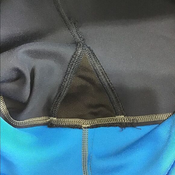 Nike Gray And Blue Dri-Fit Legendary Mid Rise Training Tights Size S - Picture 5 of 10